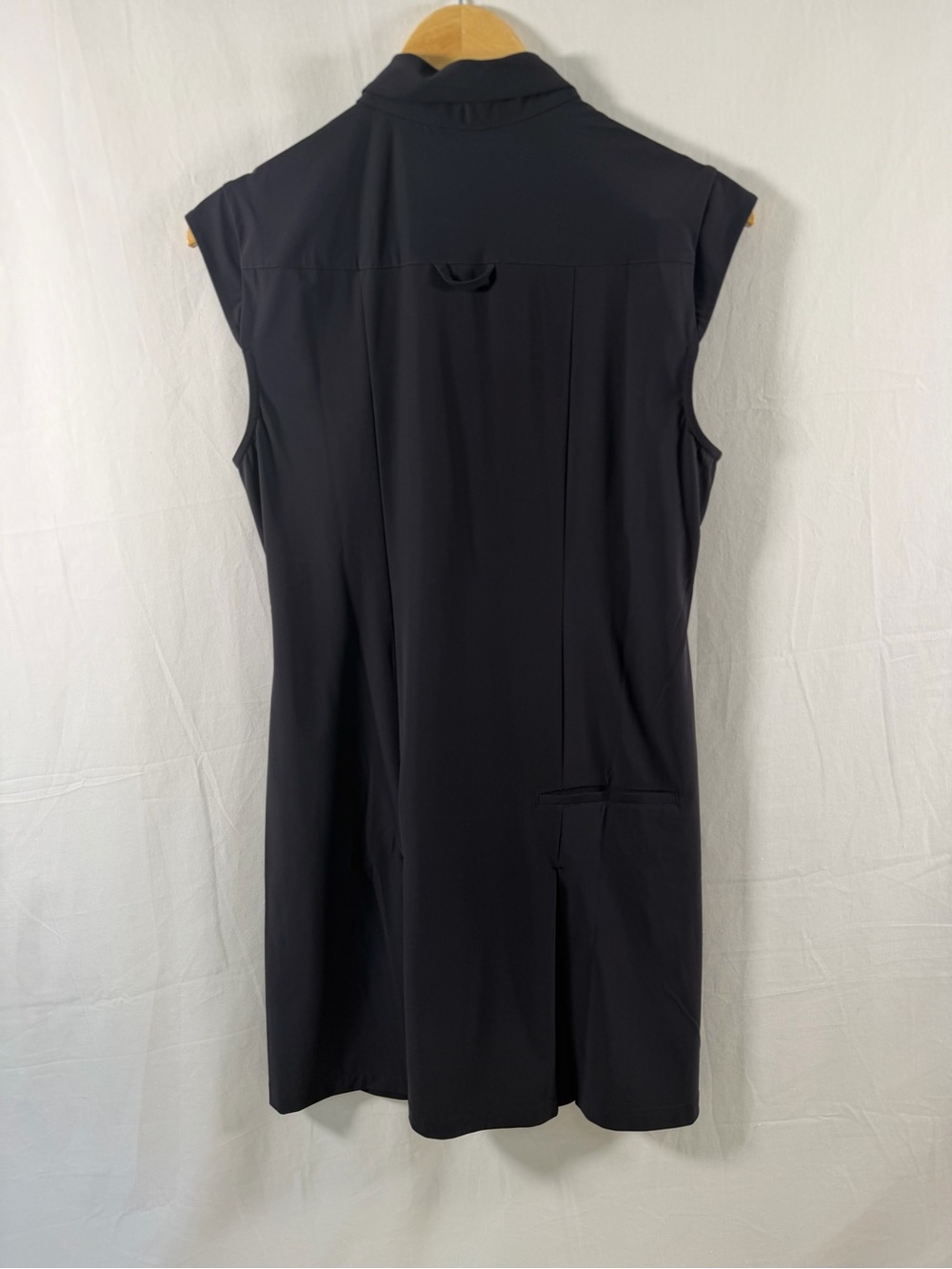 Greg Norman Collection Black Sleeveless Zip-Front Mini Dress - Picture 5 of 5